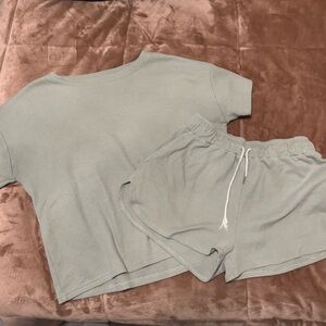 Green Lounge/Pajama Set